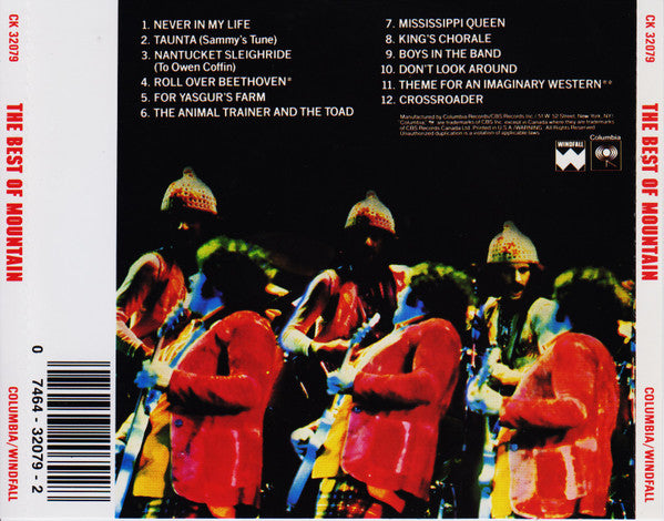 Mountain : The Best Of Mountain (CD, Comp, RE, RP)