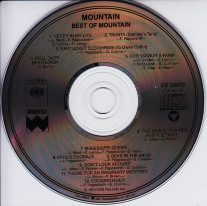 Mountain : The Best Of Mountain (CD, Comp, RE, RP)