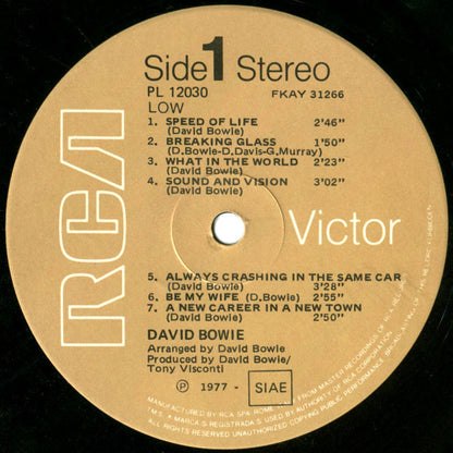 David Bowie : Low (LP, Album)