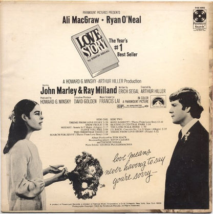 Francis Lai : Love Story (Music From The Original Soundtrack) (LP, Album, She)