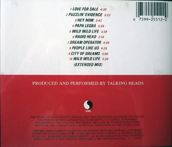 Talking Heads : True Stories (CD, Album, SRC)