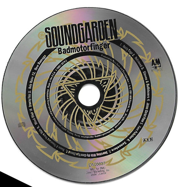 Soundgarden : Badmotorfinger (CD, Album, Club)
