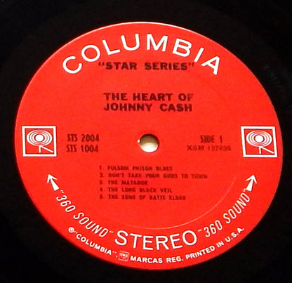 Johnny Cash : The Heart Of Johnny Cash (2xLP, Comp, Ter)