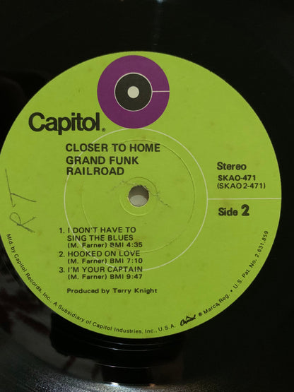 Grand Funk Railroad : Closer To Home (LP, Album, 1-4)