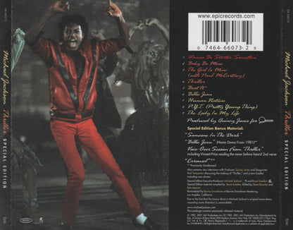 Michael Jackson : Thriller  (CD, Album, RE, RM, S/Edition)