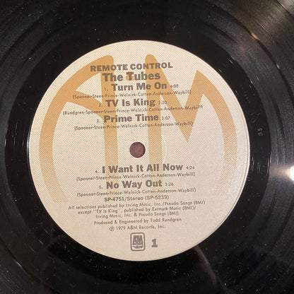 The Tubes : Remote Control (LP, Album, Ind)