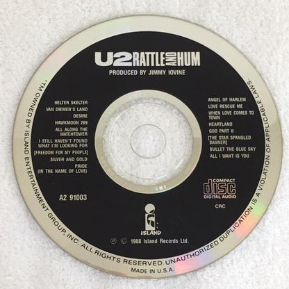 U2 : Rattle And Hum (CD, Album, Club, CRC)