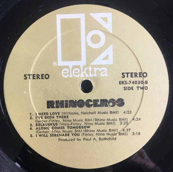 Rhinoceros (2) : Rhinoceros (LP, Album, Son)