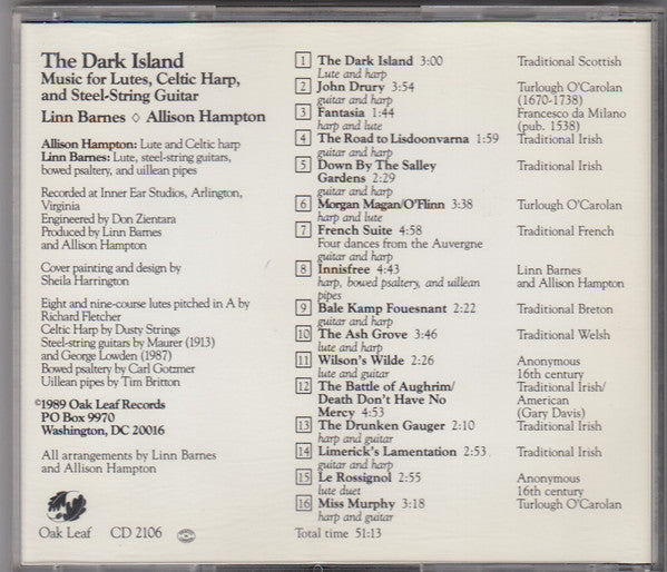Linn Barnes • Allison Hampton : The Dark Island (CD)