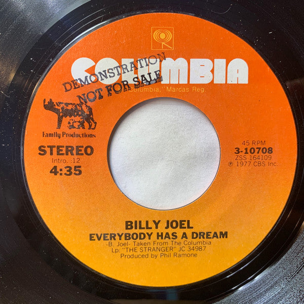 Billy Joel : Movin' Out (Anthony's Song) (7", Single, Styrene, San)
