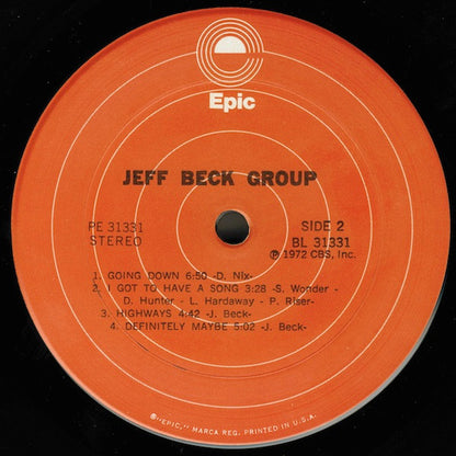 Jeff Beck Group : Jeff Beck Group (LP, Album, RE, Ter)