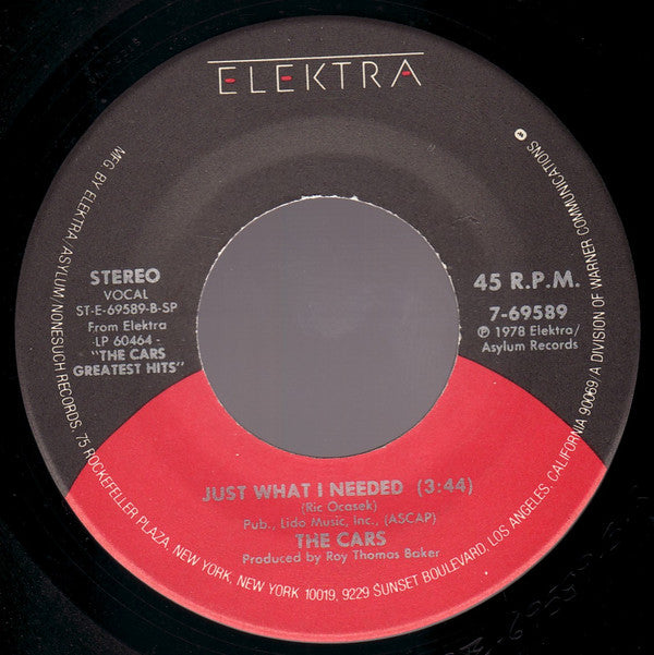 The Cars : Tonight She Comes / Just What I Needed (7", Single, Spe)