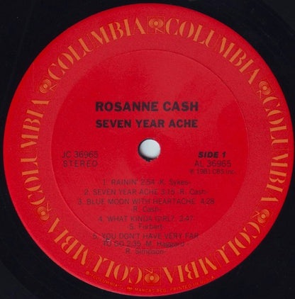 Rosanne Cash : Seven Year Ache (LP, Album, Ter)