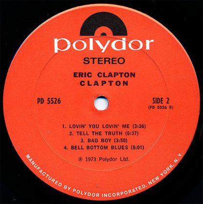 Eric Clapton : Clapton (LP, Comp, Ter)