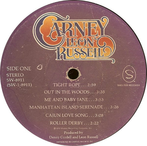 Leon Russell : Carney (LP, Album, Los)