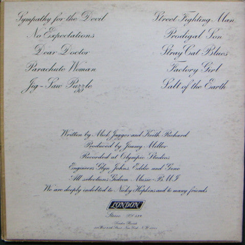 Rolling Stones* : Beggars Banquet (LP, Album, Gat)