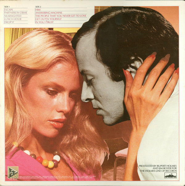 Rupert Holmes : Partners In Crime (LP, Album, Pin)