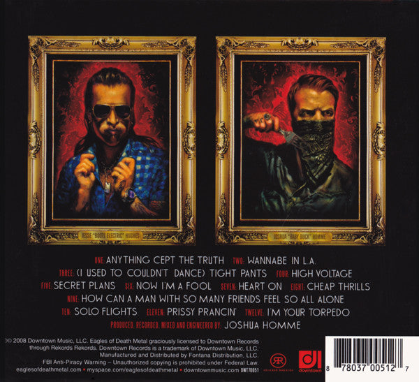 Eagles Of Death Metal : Heart On (CD, Album, Dig)