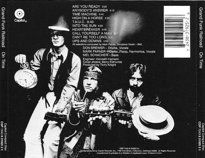 Grand Funk Railroad : On Time (CD, Album, RE)