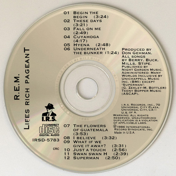 R.E.M. : Lifes Rich Pageant (CD, Album, Club, RE, Pit)