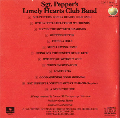 The Beatles : Sgt. Pepper's Lonely Hearts Club Band (CD, Album, RE, RP, Jax)