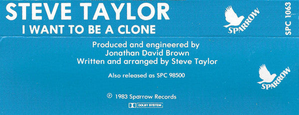 Steve Taylor (2) : I Want To Be A Clone (Cass, MiniAlbum)