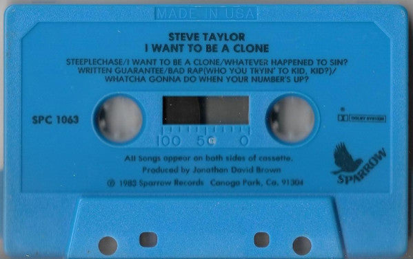 Steve Taylor (2) : I Want To Be A Clone (Cass, MiniAlbum)