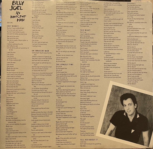 Billy Joel : An Innocent Man (LP, Album, Car)
