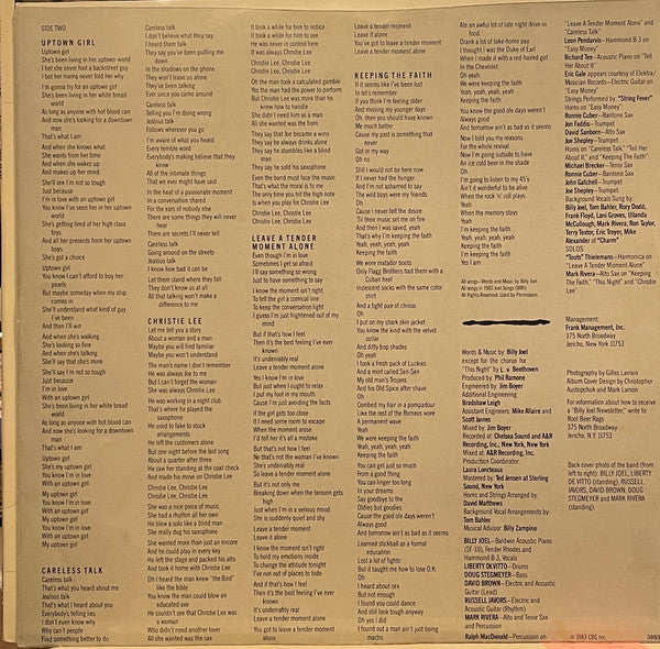 Billy Joel : An Innocent Man (LP, Album, Car)