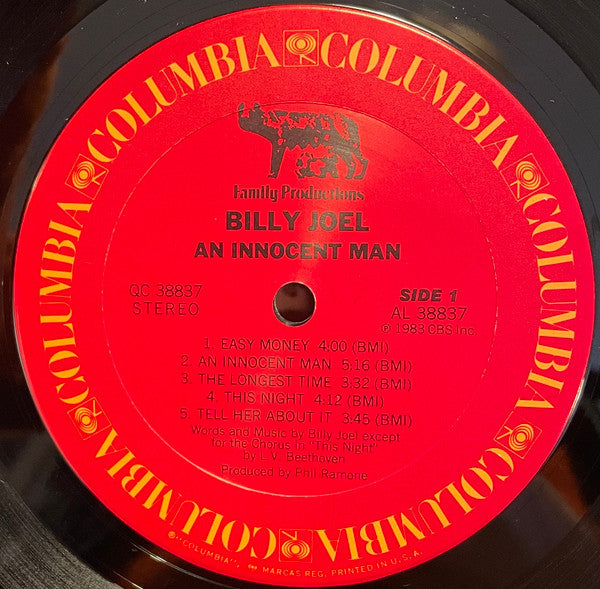 Billy Joel : An Innocent Man (LP, Album, Car)