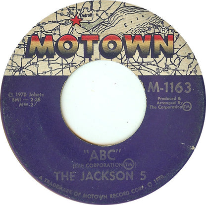 The Jackson 5 : ABC  (7", Single)