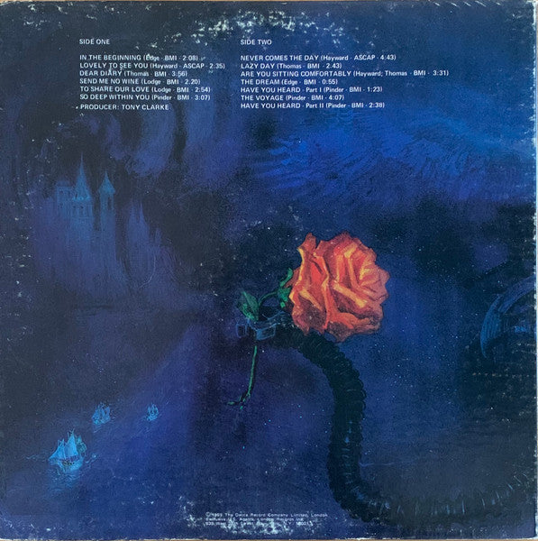 The Moody Blues : On The Threshold Of A Dream (LP, Album, ARP)