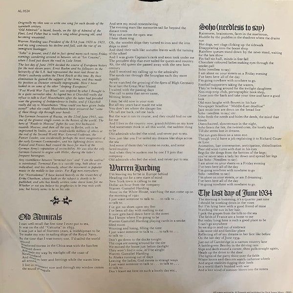Buy Al Stewart : Past · Present And Future (LP, Album, RE) Online