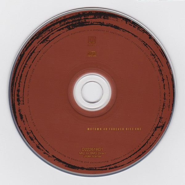 Various : Motown 40 Forever  (2xCD, Comp, Club)