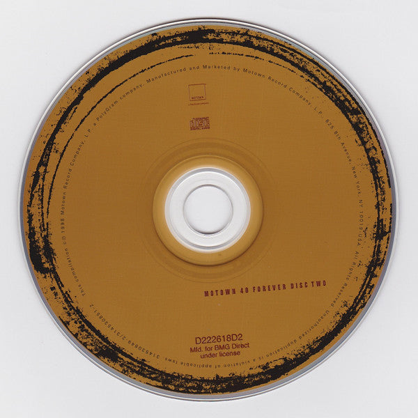 Various : Motown 40 Forever  (2xCD, Comp, Club)