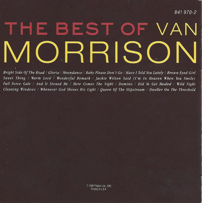 Van Morrison : The Best Of Van Morrison (CD, Comp, RE)
