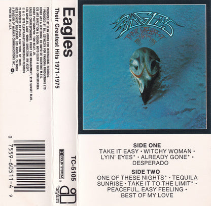 Eagles : Their Greatest Hits 1971-1975 (Cass, Comp, RE, SR)