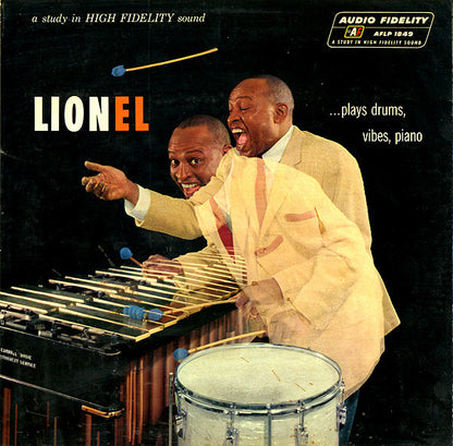Lionel Hampton And Orchestra* : Lionel...Plays Drums, Vibes, Piano (LP, Album, Mono)