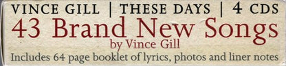 Vince Gill : These Days (4xCD, Album + Box)