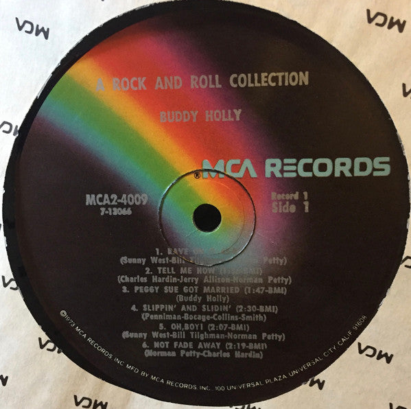 Buddy Holly : A Rock & Roll Collection (2xLP, Comp, RE, Glo)