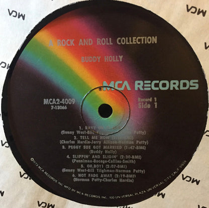 Buddy Holly : A Rock & Roll Collection (2xLP, Comp, RE, Glo)