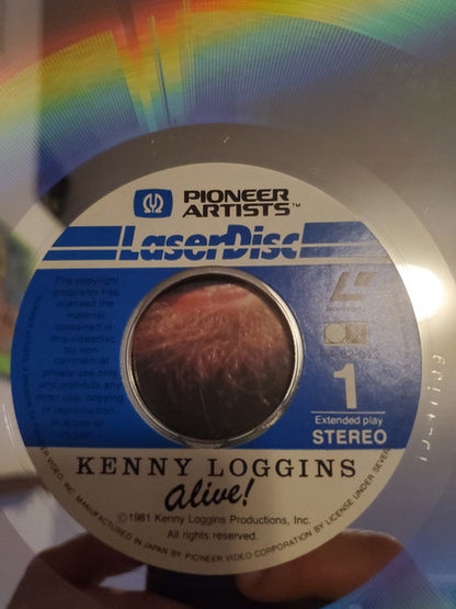 Kenny Loggins : Alive! (Laserdisc, 12", S/Sided, Album, NTSC)