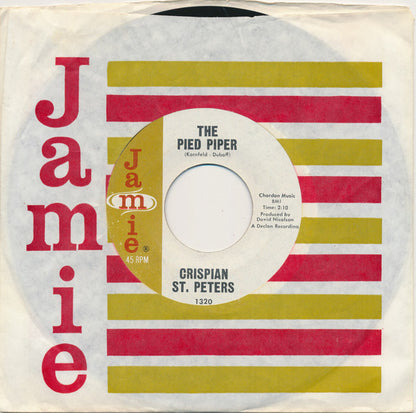 Crispian St. Peters : The Pied Piper / Sweet Dawn My True Love (7", Single)