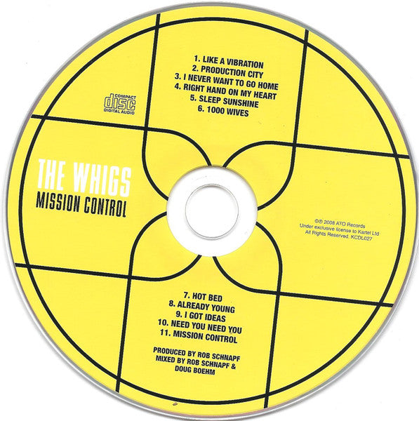 The Whigs : Mission Control (CD, Album)