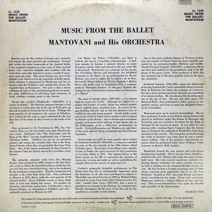 Mantovani And His Orchestra : An Album Of Ballet Melodies (LP, Mono)