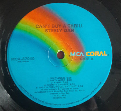 Steely Dan : Can't Buy A Thrill (LP, Album, RE, Glo)