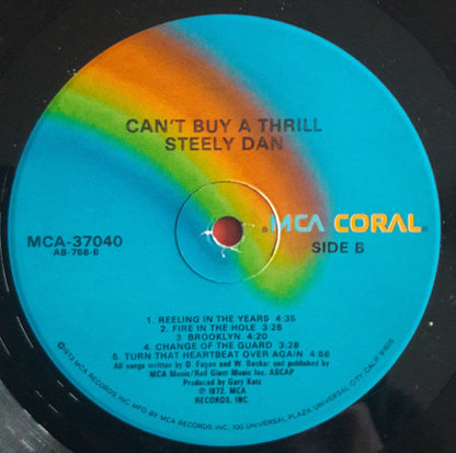 Steely Dan : Can't Buy A Thrill (LP, Album, RE, Glo)