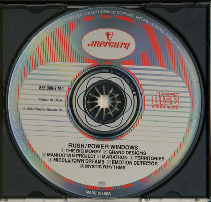 Rush : Power Windows (CD, Album, RE, PMD)