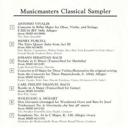 Various : Classical Sampler (CD, Smplr)