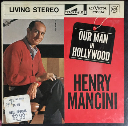 Henry Mancini : Our Man In Hollywood (Reel, 4tr Stereo, 7" Reel)